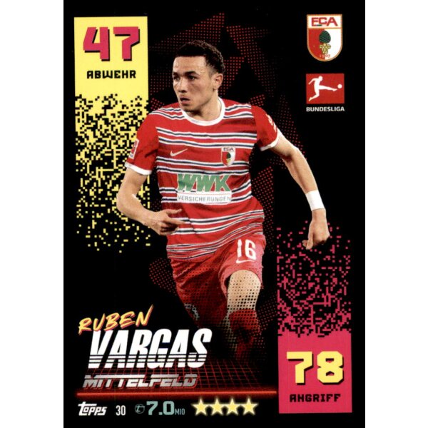 Topps Match Attax Bundesliga 2022/2023 - 30 - Ruben Vargas