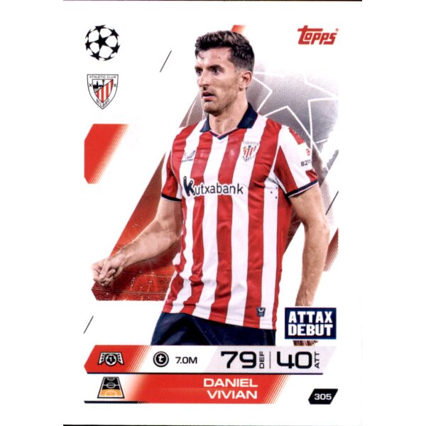 Topps Match Attax Champions League 2025/26 - 305 - Daniel Vivian