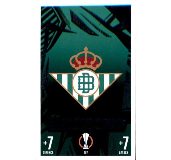 Topps Match Attax Champions League 2023/24 – 307 – Real Betis – Club Badge