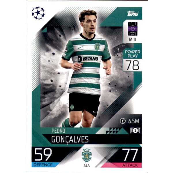 Topps Match Attax Champions League 2022/23 - 313 - Pedro Goncalves