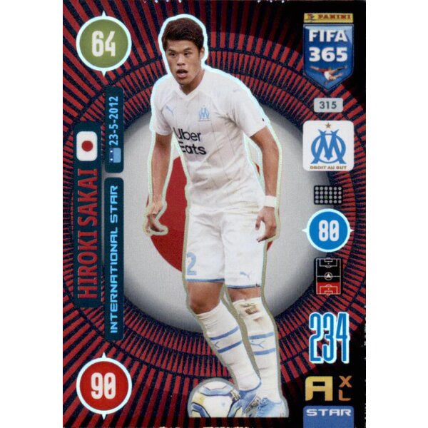 Panini FIFA 365 Adrenalyn XL 2021 - 315 - Hiroki Sakai - International Star