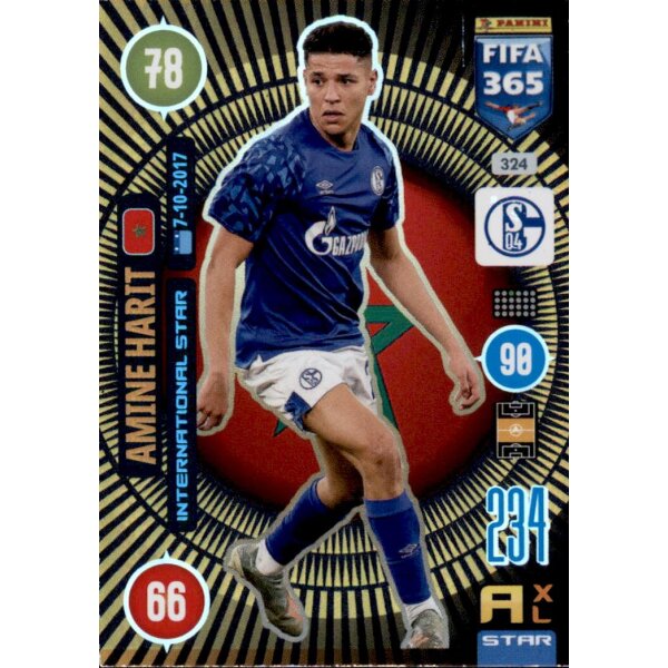 Panini FIFA 365 Adrenalyn XL 2021 - 324 - Amine Harit - International Star