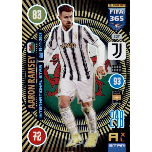 Panini FIFA 365 Adrenalyn XL 2021 - 327 - Aaron Ramsey - International Star