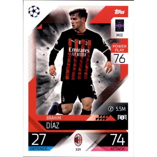 Topps Match Attax Champions League 2022/23 - 331 - Brahim Diaz
