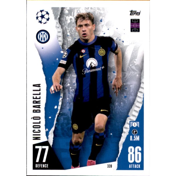 Topps Match Attax Champions League 2023/24 – 339 – Nicolo Barella