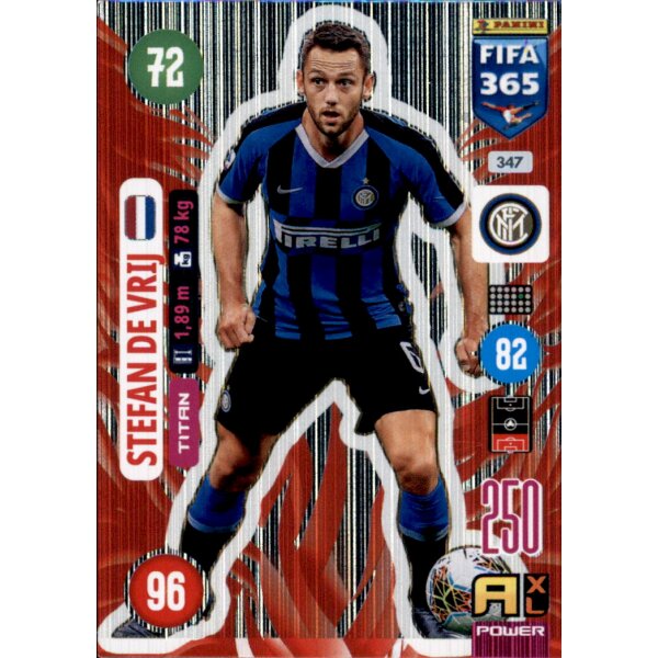 Panini FIFA 365 Adrenalyn XL 2021 - 347 - Stefan de Vrij - Titan
