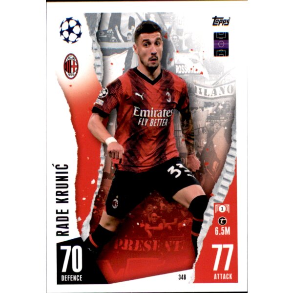 Topps Match Attax Champions League 2023/24 – 348 – Rade Krunic