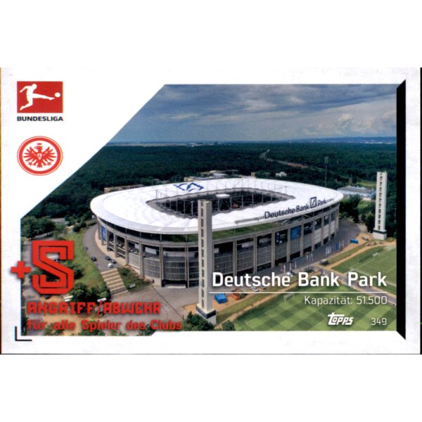 Topps Match Attax Bundesliga 2021/22 - 349 - Deutsche Bank Park - Stadion Karte