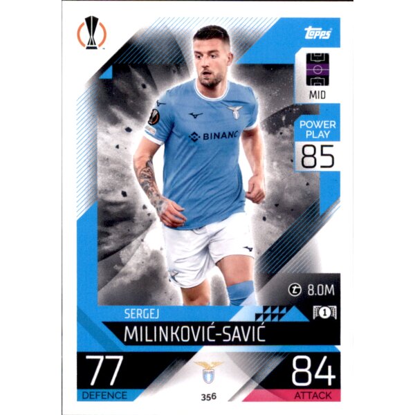 Topps Match Attax Champions League 2022/23 - 356 - Sergej Milinkovic-Savic