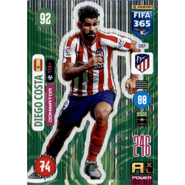 Panini FIFA 365 Adrenalyn XL 2021 - 357 - Diego Costa - Dominator