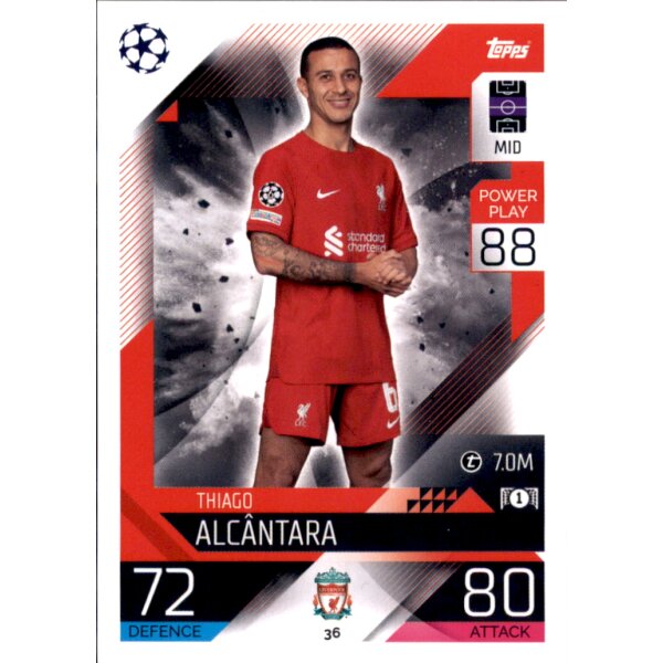 Topps Match Attax Champions League 2022/23 - 36 - Thiago Alcantara