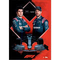 Topps Turbo Attax Formel 1 2021 -  37 - Aston Martin Cognizant Formula One Team Card