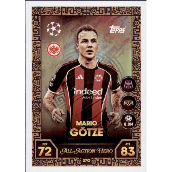 Topps Match Attax Champions League 2025/26 - 370 - Mario Götze - All-Action Hero