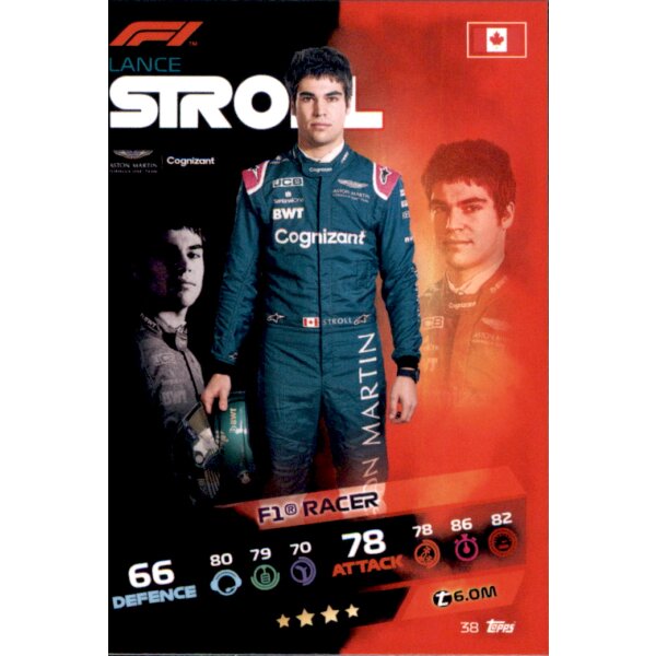 Topps Turbo Attax Formel 1 2021 - 38 - Lance Stroll