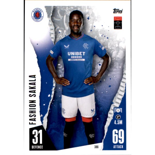 Topps Match Attax Champions League 2023/24 – 386 – Fashion Sakala
