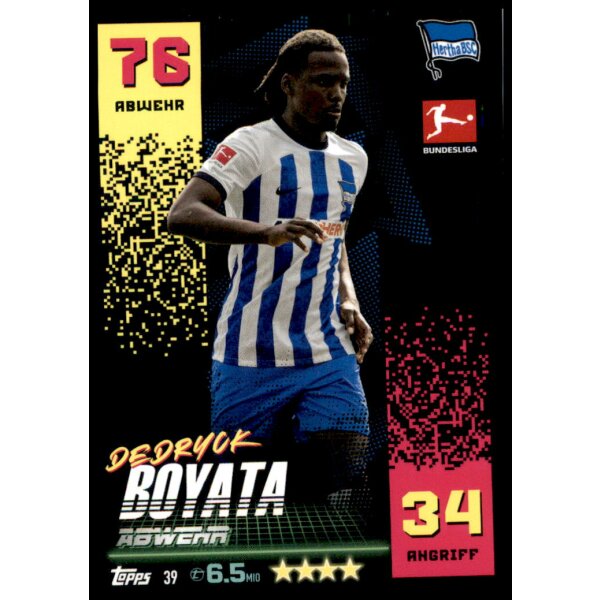 Topps Match Attax Bundesliga 2022/2023 - 39 - Deoryck Boyata