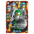 Blue Ocean LEGO Ninjago Serie 6 (2021) - 39 - Team Shintaro Lloyd, Jay & Nya - Helden Karte