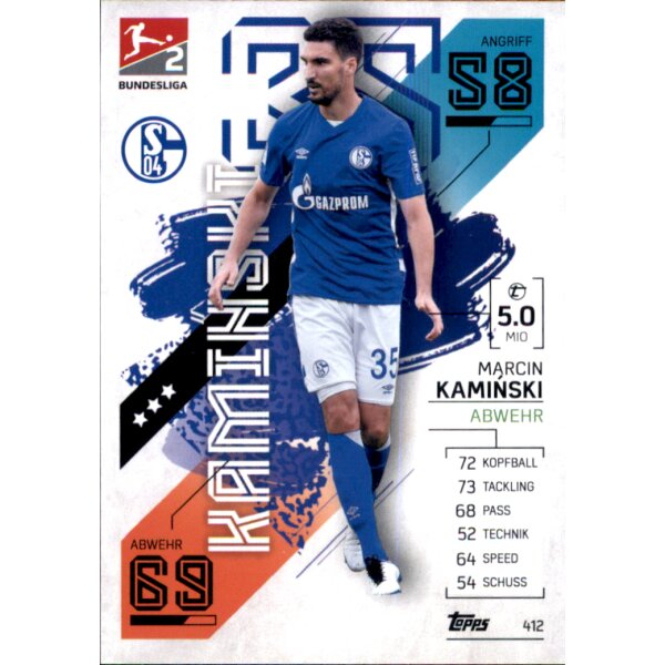 Topps Match Attax Bundesliga 2021/22 - 412 - Marcin Kaminski