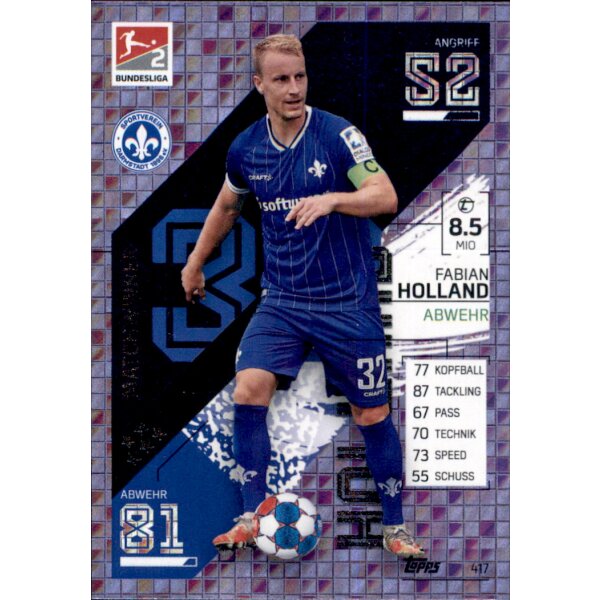 Topps Match Attax Bundesliga 2021/22 -  417 - Fabian Holland - Matchwinner