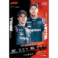 Topps Turbo Attax Formel 1 2021 - 42 - Lance Stroll & Sebastian Vettel