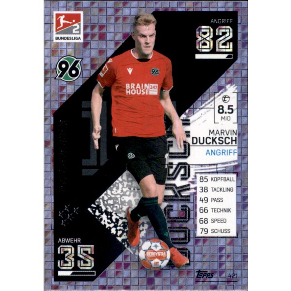 Topps Match Attax Bundesliga 2021/22 - 421 - Marvin Duksch - Matchwinner