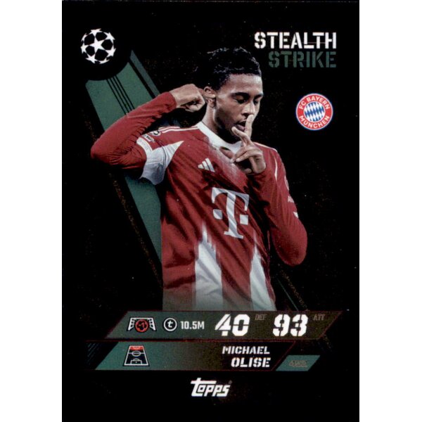 Topps Match Attax Champions League 2025/26 - 452 - Michael Olise - Stealth Strike