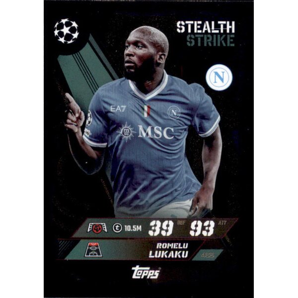 Topps Match Attax Champions League 2025/26 - 455 - Romelu Lukaku - Stealth Strike