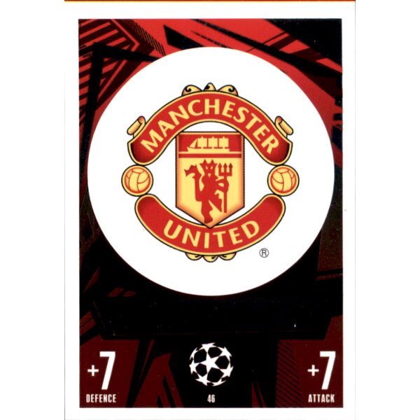 Topps Match Attax Champions League 2023/24 – 46 – Manchester United – Club Badge