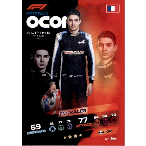 Topps Turbo Attax Formel 1 2021 - 47 - Esteban Ocon