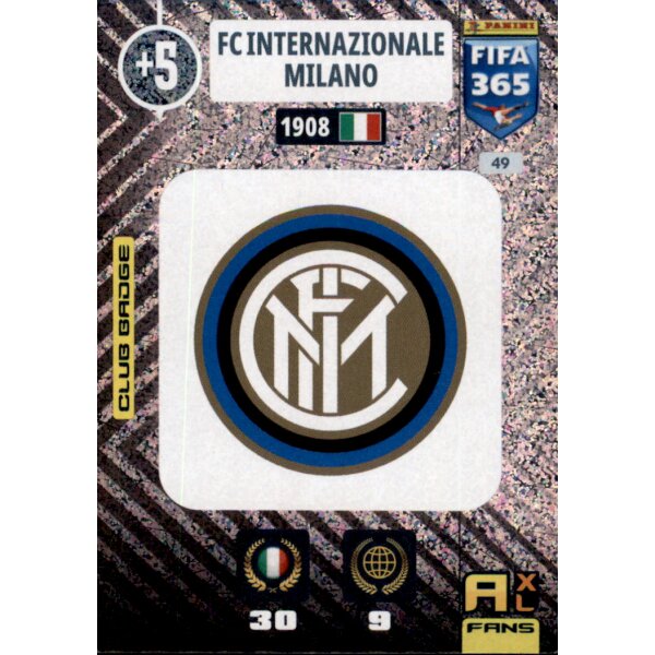 Panini FIFA 365 Adrenalyn XL 2021 - 49 - FC Internationale Milano - Club Badge