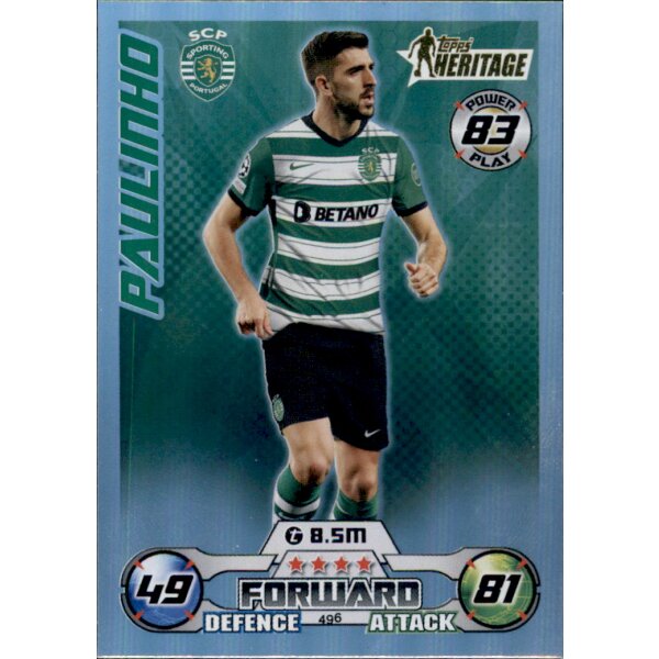 Topps Match Attax Champions League 2022/23 - 496 - Palhinha - Topps Heritage