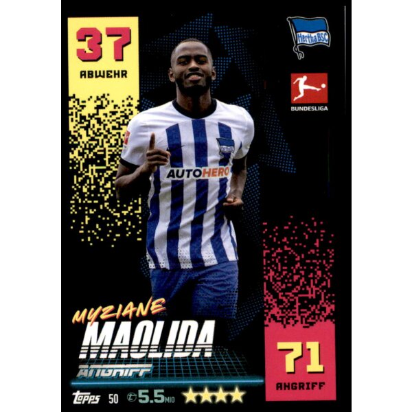 Topps Match Attax Bundesliga 2022/2023 - 50 - Myziane Maolida