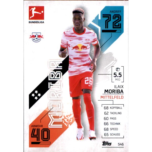 Topps Match Attax Bundesliga 2021/22 - 546 - Ilaix Moriba