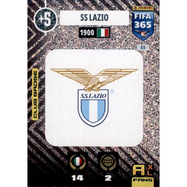 Panini FIFA 365 Adrenalyn XL 2021 - 55 - SS Lazio - Club Badge