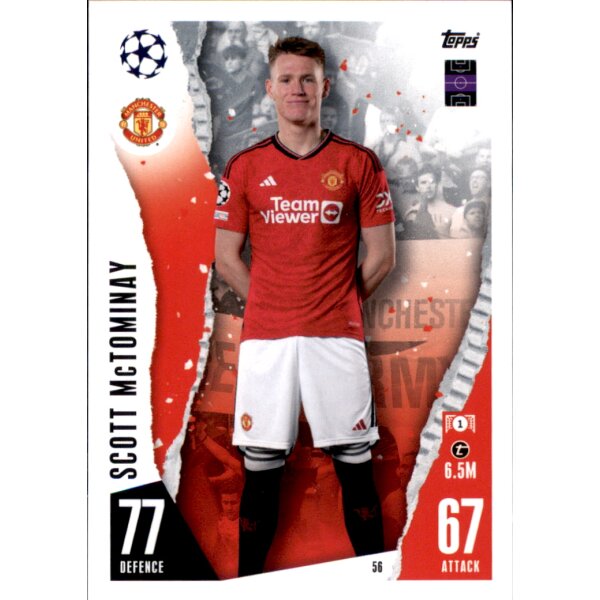 Topps Match Attax Champions League 2023/24 – 56 – Scott McTominay