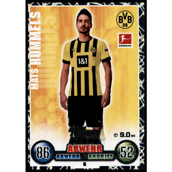 Topps Match Attax Bundesliga 2022/2023 - 6 - Mats Hummels - Heritage