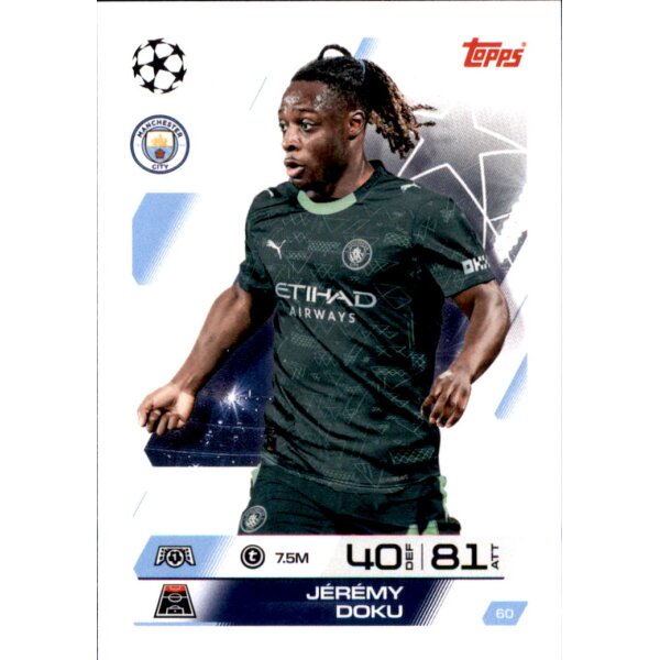 Topps Match Attax Champions League 2025/26 - 60 - Jeremy Doku
