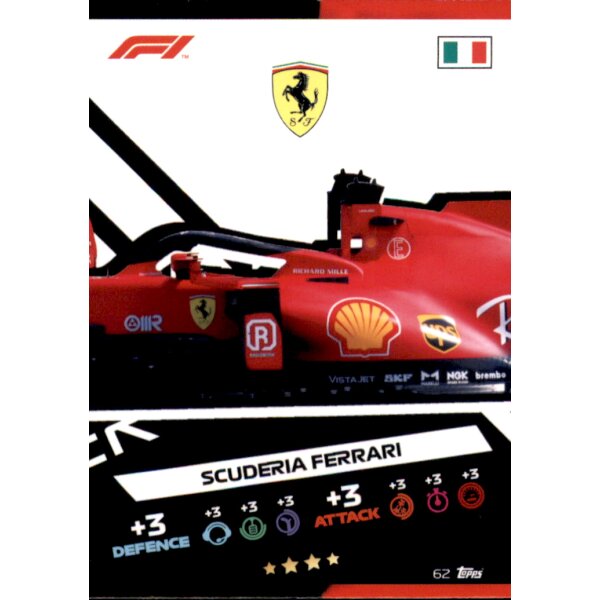 Topps Turbo Attax Formel 1 2021 -  62 - Scuderia Ferrari Puzzle Middle