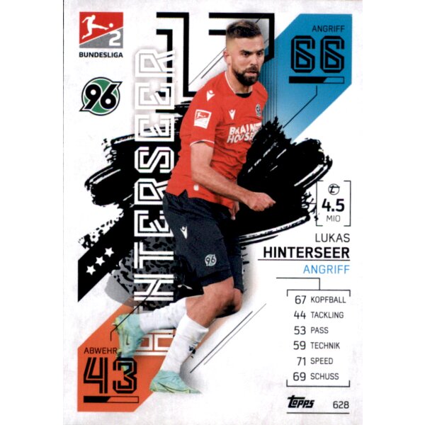 Topps Match Attax Bundesliga 2021/22 - 628 - Lukas Hinterseer