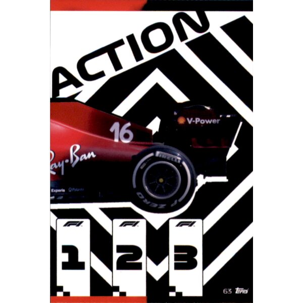 Topps Turbo Attax Formel 1 2021 -   63 - Scuderia Ferrari Puzzle Rear