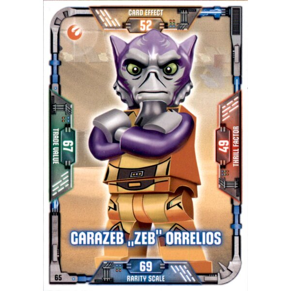 65 - Garazeb ""Zeb"" Orrelios - LEGO Star Wars Serie 1