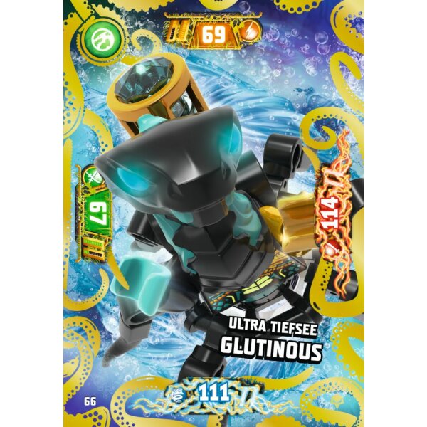 Blue Ocean LEGO Ninjago Serie 7 NEXT LEVEL (2022) - 66 - Ultra Tiefsee Glutinous - Ultra Karte