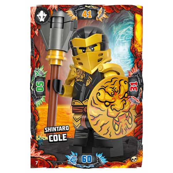 Blue Ocean LEGO Ninjago Serie 6 (2021) - 7 - Shintaro Cole - Helden Karte
