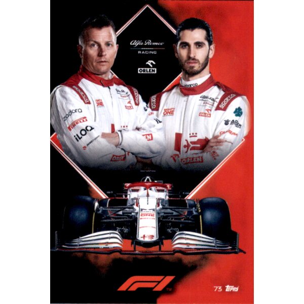Topps Turbo Attax Formel 1 2021 -  73 - Alfa Romeo Racing Orlen
