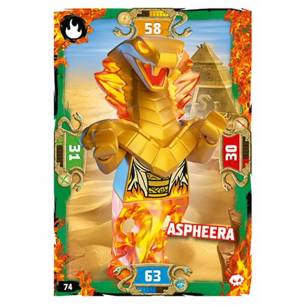 Blue Ocean LEGO Ninjago Serie 5 (2020) - 74 - Aspheera - Schurken Karte
