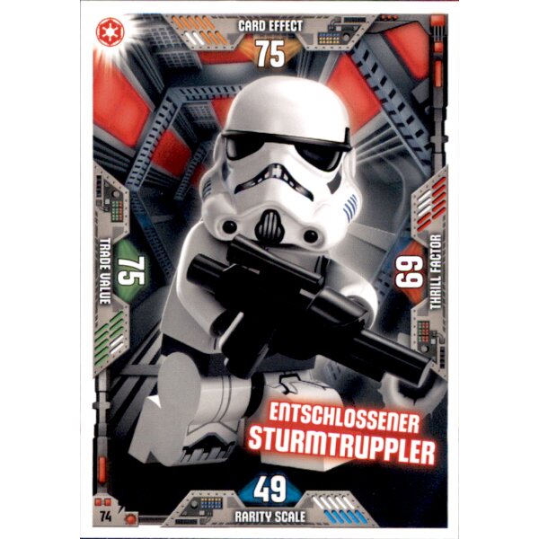 74 - Entschlossener Sturmtruppler - LEGO Star Wars Serie 2