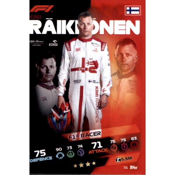 Topps Turbo Attax Formel 1 2021 - 74 - Kimi Räikkönen