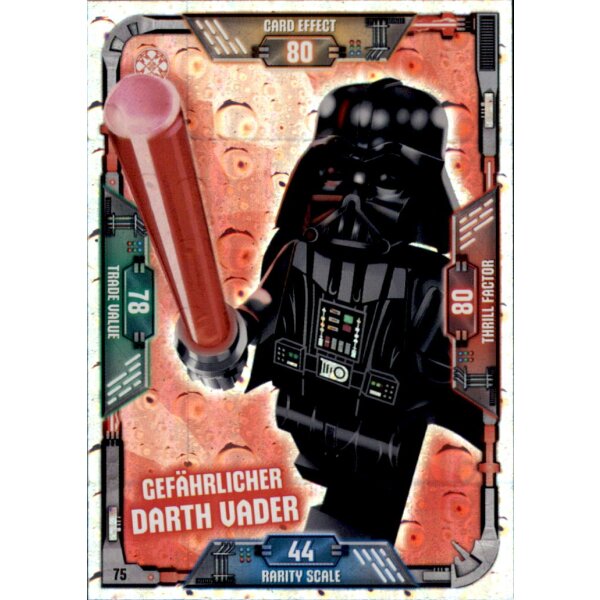 75 - Gefährlicher Darth Vader - Folie - LEGO Star Wars Serie 1
