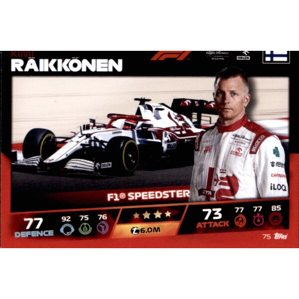 Topps Turbo Attax Formel 1 2021 - 75 - Kimi Räikkönen