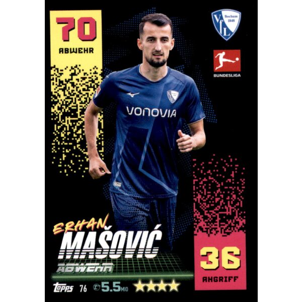 Topps Match Attax Bundesliga 2022/2023 -  76 - Erhan Masovic